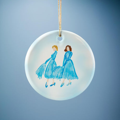 Snowvera™ White Christmas Sisters Ornament